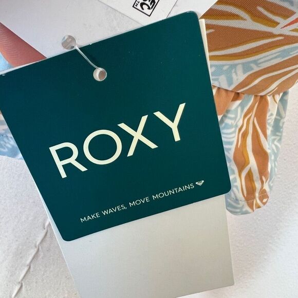 Roxy Island In The Sun Blue Printed Bikini Top XS - Picture 9 of 15